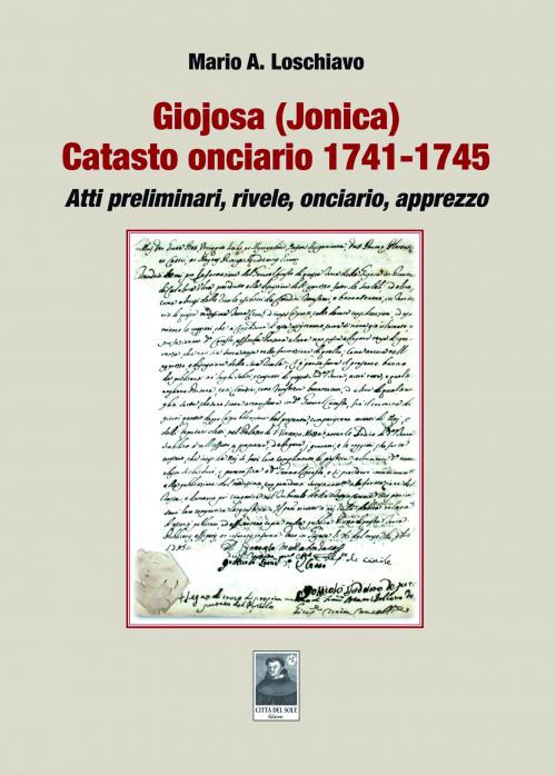 Giojosa (Jonica). Catasto Onciario 1741-1745