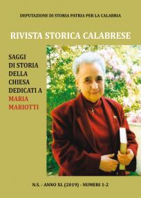 RIVISTA STORICA CALABRESE - 2019 Deputazione di Storia Patria per la Calabria