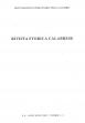 RIVISTA STORICA CALABRESE - 2013 Deputazione di Storia Patria per la Calabria