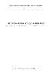 RIVISTA STORICA CALABRESE - 2016 Deputazione di Storia Patria per la Calabria